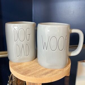Rae Dunn Dog Dad Mug Set